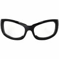 3 Pairs Of Global Vision Marilyn-2 Plus Women S Motorcycle Sunglasses Bling Black Padded Frames With Clear Smoke Driving Mirror 
