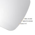 Car Rearview Left Driver Side Mirror Glass Replacement W Backing Plate Convex Heated White For Kia Stonic 2017-2023