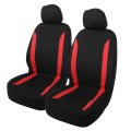 4pcs Universal Interior Car Seat Covers Head Rest Cover Washable Flat Padding Polyester Sponge Fit For Cars Trucks And Suvs Red 