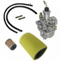 Caltric Carburetor Air Oil Filter Compatible With Yamaha Timberwolf 250 Yf 2x4 1992-1994 250 Yfb250 4x4 199c Carburetor Air Oil 