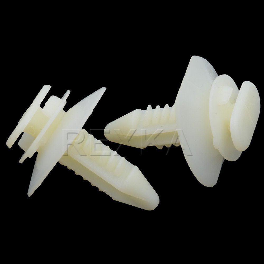 25pcs Door Trim Panel Retainer Clips For Gm Buick Chevrolet Gmc Oldsmobile 10073833 15600382 20421800 White Nylon Front Side