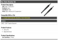 Rear Shock Absorber Set Of 2 Compatible With 2003-2007 Toyota Sequoia