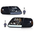 Led Drl Strip Headlights Corner Parking Lights Kit Pair For 1997-2003 F150 2004 Heritage Fit 1998-1999 F250 97-02 Expedition 