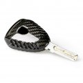 Gzyf 1pc Carbon Fiber Auto Car Remote Key Case Cover Fits For Porsche Boxter 911 Cayman 3 Button