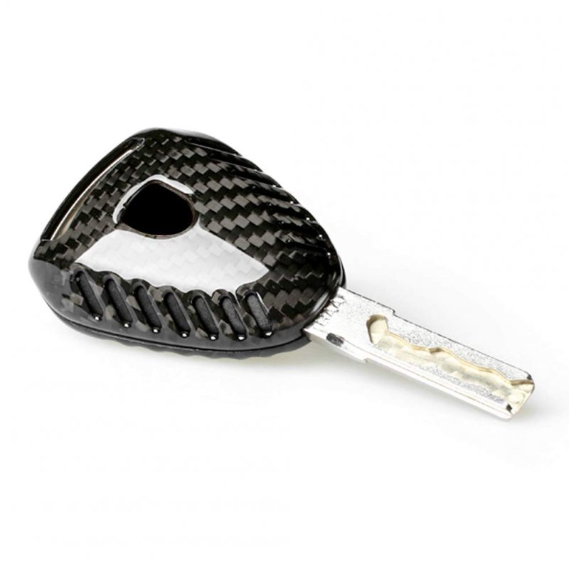 Gzyf 1pc Carbon Fiber Auto Car Remote Key Case Cover Fits For Porsche Boxter 911 Cayman 3 Button