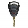 Gzyf 1pc Carbon Fiber Auto Car Remote Key Case Cover Fits For Porsche Boxter 911 Cayman 3 Button