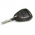 Gzyf 1pc Carbon Fiber Auto Car Remote Key Case Cover Fits For Porsche Boxter 911 Cayman 3 Button