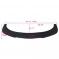 Universal Valance V2 Pu Front Bumper Lip Flat Splitter Plate Under Panel Diffuser Chin Spoiler 67 L X 21 D