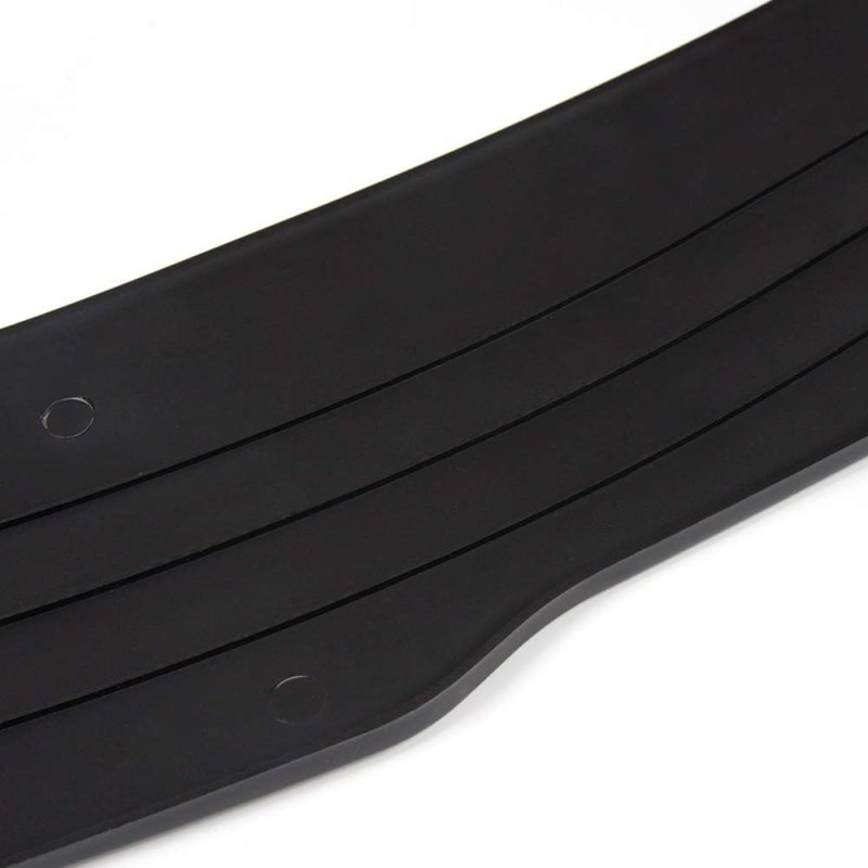 Universal Valance V2 Pu Front Bumper Lip Flat Splitter Plate Under Panel Diffuser Chin Spoiler 67 L X 21 D