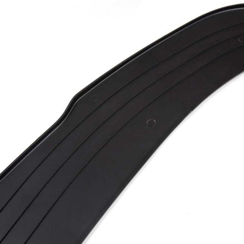 Universal Valance V2 Pu Front Bumper Lip Flat Splitter Plate Under Panel Diffuser Chin Spoiler 67 L X 21 D