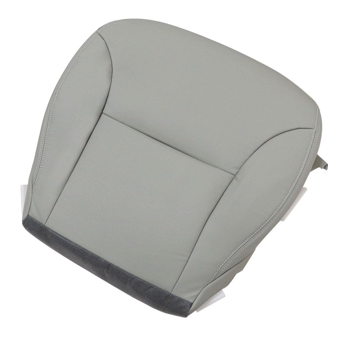 Non-perforated Gray Driver Side Replacement Bottom Microfiber Leather Seat Cover For Lexus Es300 Es330 2002 2003 2004 2005 2006