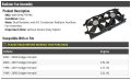 Dual Radiator And A C Condenser Auxiliary Fan Assembly Without Severe Duty Option For 1998-2004 Dodge Intrepid