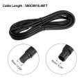 8 Pin 16 40ft 500cm Backup Camera Extension Cable Dash Cord Wires Car Rear View