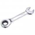 Uxcell 11mm Stubby Ratcheting Combination Wrench Metric 72 Teeth 12 Point Box Ended Tools Cr-v