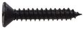 The Hillman Group 851974 12 X 1-1 4-inch Wood Screw Flat Head Phillips Black Finish 