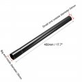 Uxcell Extension Wand 35mm Plastic Tube Hose 45cm Length Extend Vacuum Cleaner Accessory Black