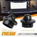Hercoo License Plate Lights Lamp Lens Black Housing Compatible With 1999-2015 F150 F250 F350 F450 F550 Super Duty Bronco