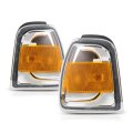 Parking Signal Light Assembly Pair For 2006 2011 Ford Ranger Driver And Passenger Side With Bulbs Replaces Fo2530171 Fo2531171 