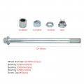 Minho 12mm 180mm Front Rear Axle With Bush 20mm 10mm 5mm Fit For Pit Pro Dirt Bike Scooter Quad Atv