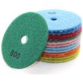 Easy Light Premium Grade Diamond Dry Polishing Pads Discs For Marble Granite Stone 7 Inch Grit Buff 10 Pcs Set