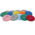 Easy Light Premium Grade Diamond Dry Polishing Pads Discs For Marble Granite Stone 7 Inch Grit Buff 10 Pcs Set