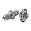 2pcs Steel Brake Adapter Fittings M10 X 1 0 Metric 10mm To 3an -3 An3 Male