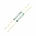 Baomain 10pcs Clear Glass Sealed Axial Leading Reed Switch Dc100v 0 5a Mka14103 
