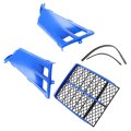 Blue Radiator Cover And Oil Tank Side Replacement For Yamaha Banshee 350 1987-2006 2gu-w2175-80-00 