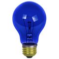 Sunlite 25a Tb B 6pk Incandescent Blue A19 25w Light Bulbs With Medium E26 Base 6 Pack 