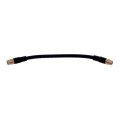 Brake Hydraulic Hose Front For Audi S6 2002 2003 Corrosion Resistant Steel Black 325 12 Millimeters M10 By 1 0 End 2 Fitting 
