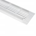 Uxcell Air Vent 200mmx50mm Ventilation Grille Aluminum Alloy Louvered Grill Cover