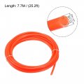 Uxcell Pneumatic Tubing Air Compressor Tube Hose Pu Line 5mm Id X 8mm Od 7 7m 25 2ft Bright Orange