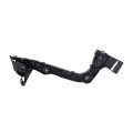 Rear Passenger Side Bumper Cover Support Ford Focus 2012 2013 2014 Replacement For Fo1143116 Cp9z17d948c Black Plastic Standard 