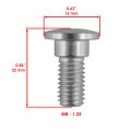 Caltric 4x Disc Brake Bolts Front Rear Compatible With Yamaha Yxz1000r 2016-2017 Sxs M8-1 25