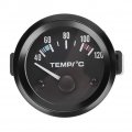 2inch 52mm Water Temperature Meter 40-120 Degree Celsius Measurement Range Npt 1 8inch Sensor Mounting Thread High Sensitivity