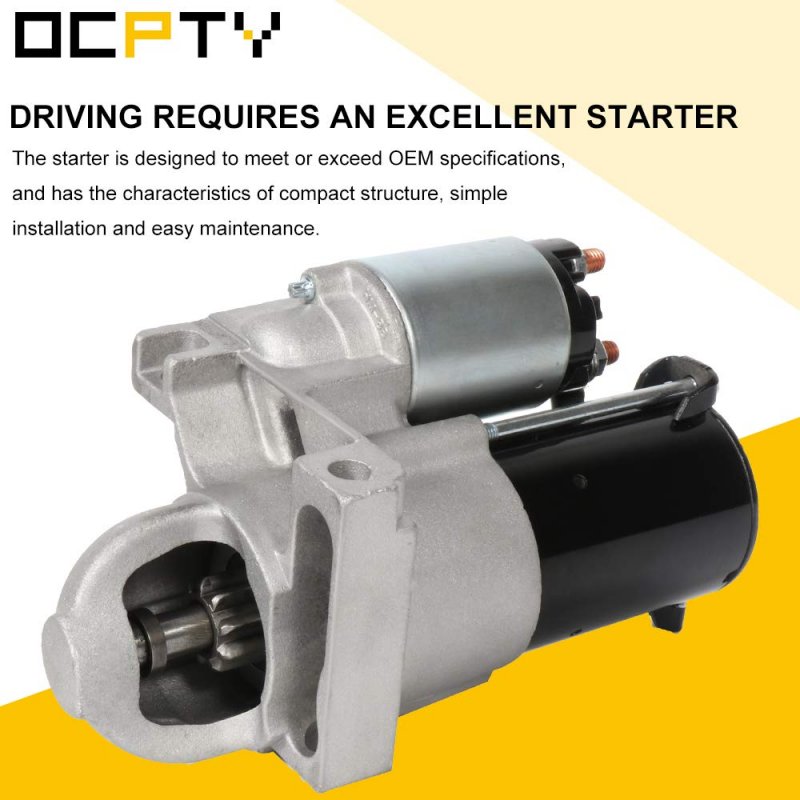 Starter Fit For Pontiac Torrent 2007-2009 3 4l Saturn Aura 2007 2008 Vue 2009 5l Chevrolet Equinox 3