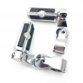 Smt-chrome 2 5 Short Foot Peg Kit 1 25 Engine Guard Compatible With Softail Deluxe Flstn B07fn3yl5z