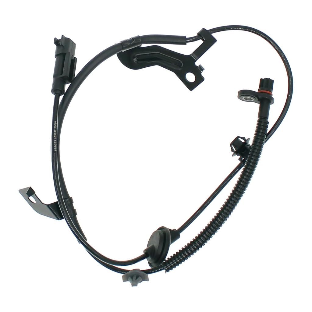 Abs Wheel Speed Sensor For Jeep Compass 2007 2016 Metal And Plastic Housing Black Rectangle Connector With Blade Male Terminal