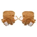 Cute Usb Warmer Heated Gloves Charging Hand Cover Fingerless Villus Wrist Mitten New Year Christmas Gift Winter Great For