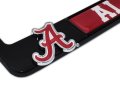 University Of Alabama Alumni Black Metal License Plate Frame 3d Logos Weather Proof Premium Car Tag Holder 12 25 In X 6 5 