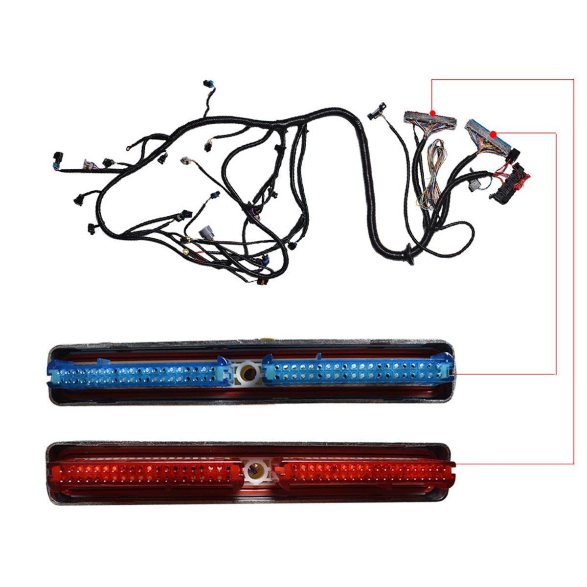 Standalone Wiring Harness 4l60e Replacement For Dbc Ls1 1997-2006 4 8 5 3 6 0 Vortec Drive By Cable Engine Model Trf8-011774ss