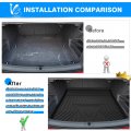 Cartist Anti-slip Cargo Liner For 2022 A4 S4 Odorless High Side 3d Trunk Floor Mat Custom Fit 2017 2018 2019 2020 2021 2023