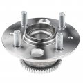 A-premium 2 X Rear Wheel Bearing And Hub Assembly With Abs Ring 4-lug Compatible Honda Civic Si Model 2002-2003