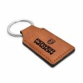 Ipick Image Compatible With Ram Power Wagon Rectangular Brown Leatherette Key Chain