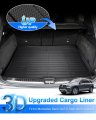 Cartist Cargo Liner Compatible With 2020-2023 Mercedes-benz Gle Class 5 Passenger All Weather Rear Trunk Mat 3d High Side