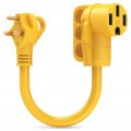 Kohree 30 Amp To 50 Rv Plug Adapter 18 Heavy Duty Dogbone Electrical 30a Male 50a Female Power Cord With Grip Handle 125v 3750w 