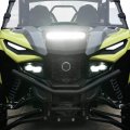 Sautvs Led Hood Scoop Light For Yamaha Rmax 1000 Front Auxiliary Spot Panel Drl Compatible With Wolverine Rmax2 Rmax4 2021 2022