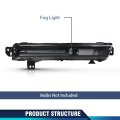 Front Fog Light Lamp Passenger Right Side For Land Rover Range Sport 2018-2022 Fit 2018-2021 Lr142092 Lr098340 Clear Lens Black