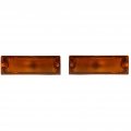 Pair Park Signal Lights For 1994 1997 Honda Passport Driver And Passenger Side Iz2520102 Iz2521102 8-97173-532-0 8-97173-531-0 
