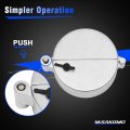 Locking Fuel Tank Cap Cover For Class 8 Trucks Diesel Zinc Alloy Freightliner Sterling And Western Star Model Hw-a1403